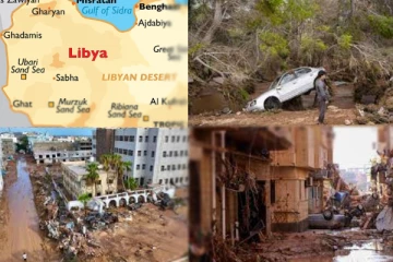 லிபியாவில் புயல், மழை : 5200 பேர் பலி, 10 000 பேரைக் காணவில்லை