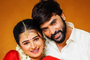 தனது கணவர் சினேகனுடன் கனிகா ஜோடியாக எடுத்துக்கொண்ட போட்டோ ! லேட்டஸ்ட் கிளிக்