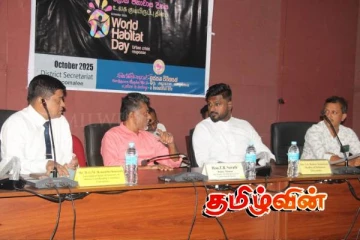 வீடற்ற நபர்களுக்கு வீடு வழங்கப்பட்டதற்கான சான்றிதழ்கள் வழங்கும் நிகழ்வு