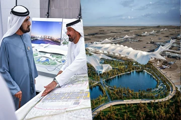 துபாயில் அமைக்கப்படவுள்ள உலகிலேயே மிக பெரிய விமான நிலையம்