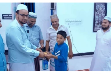 நேற்றிரவு மஸ்ஜித்ற்குள் நான் கண்ட ஓர் அழகிய காட்சி