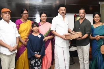 நடிகர் அர்ஜூன் மகள் திருமணம்; சம்பந்தியுடன் முதலமைச்சர் ஸ்டாலினை சந்தித்து அழைப்பு!