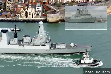 மத்திய தரைக்கடல் பகுதிக்கு விரையும் HMS Dragon போர் கப்பல்: பிரித்தானிய அரசின் அதிரடி முடிவு