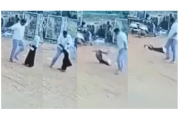 இஸ்லாமிய சிறுமியை தூக்கி தரையில் அடித்த நபர் - அதிர்ச்சி சிசிடிவி வீடியோ வைரல்...!