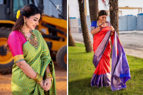 Photo Album: 40 வயது தாண்டியும் கொஞ்சம் கூட குறையாத அழகில் சினேகா | Sneha Saree Wear Photos Goes Viral