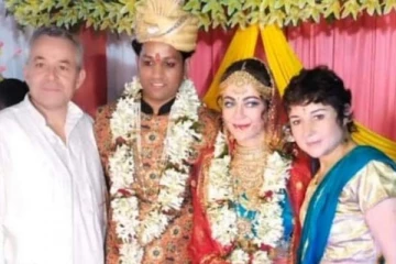 இந்து முறைப்படி திருமணம் செய்து கொண்ட பிரெஞ்சு அழகி! காதலில் விழுந்தது இப்படித்தான்