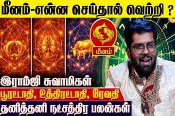 மீன ராசிக்கான தனித்தனி நட்சத்திர பலன்கள்.., எப்படி இருக்கும்?