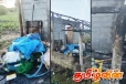குப்பைக்கு வைத்த தீயினால் எரித்து நாசமாகிய உடமைகள்