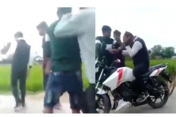 தலித் இளைஞரை கொடூரமாக தாக்கிய கும்பல் - வைரலாகும் வீடியோ...!