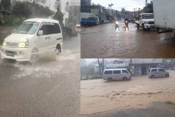 நுவரெலியாவில் கடும் மழை; போக்குவரத்து பாதிப்பு