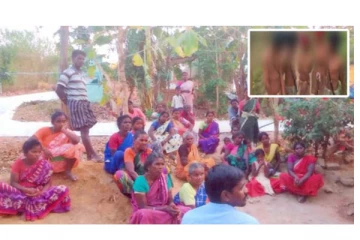 சிறுமிகளை ஆடையின்றி தவளை கட்டி ஊர்வலமாக அழைத்துச் சென்ற அவலம் - கிராம மக்கள் கூறிய பகீர் காரணம்!