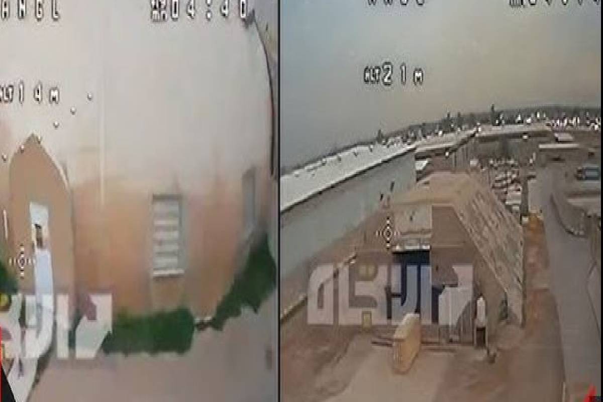 பாக்தாத்தில் உள்ள அமெரிக்க தளத்தின் மீது ட்ரோன் தாக்குதல்! வெளியான பரபரப்பு காணொளி | Iranian Drone Attack On Us Facility In Baghdad