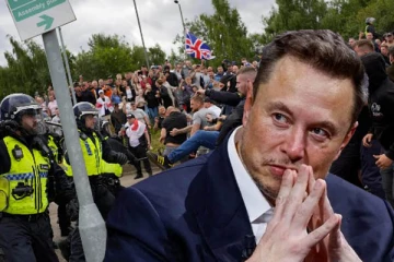 பிரித்தானிய கலவரம் குறித்து எலான் மஸ்க்கின் சர்ச்சைக்குரிய பதிவு