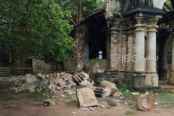 யாழில் இடிந்து விழுந்தது வரலாற்று சிறப்புமிக்க மந்திரிமனை | Sangiliyan Palace In Jaffna Collapsed