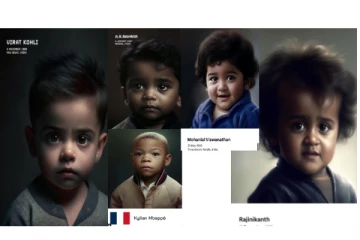 ரஜினி முதல் விராட் கோலி வரை - இணையதளத்தை கலக்கும் குழந்தைப் போன்ற புகைப்படம் வைரல்...!