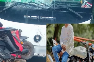 வவுனியாவில் இருந்து பயணித்த பேருந்து மோதி உயிரிழந்த இளைஞனின் புகைப்படம்!