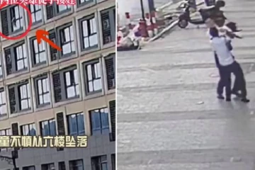 ஐந்தாவது மாடியிலிருந்து தவறி விழுந்த குழந்தை! விரைந்து பிடித்து காப்பாற்றி ஹீரோவான நபர்: வைரலாகும் வீடியோ