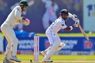 ශ්‍රී ලංකා ඉනිම ලකුණු 214කට සීමා වෙයි...හුදකලා සටනක නිරත වූ අසලංකගෙන් ශතකයක්..