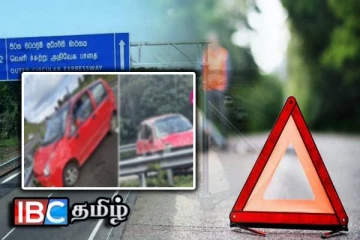 தெற்கு அதிவேக வீதியில் கார் விபத்து : இருவர் காயம்