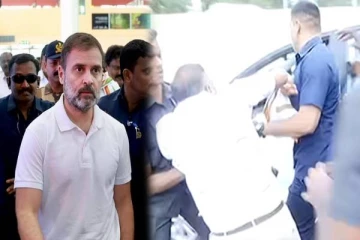 ராகுல் காந்தியை பார்த்தே ஆகணும்.. கார் முன்னே பாய்ந்த தொண்டர்கள் - தூக்கி வீசிய பவுன்சர்ஸ்!