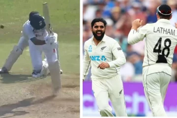 புஜாராவை அற்புதமாக அவுட் ஆக்கிய அஜாஜ் பட்டேல்! இறங்கி வந்து ஏமாந்த வீடியோ காட்சி