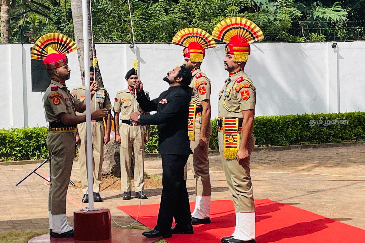 இந்தியாவின் 80வது சுதந்திர முன்னிட்டு யாழில் கொடியேற்றம் | Flag Hoisting In Jaffna Of India Independence Day