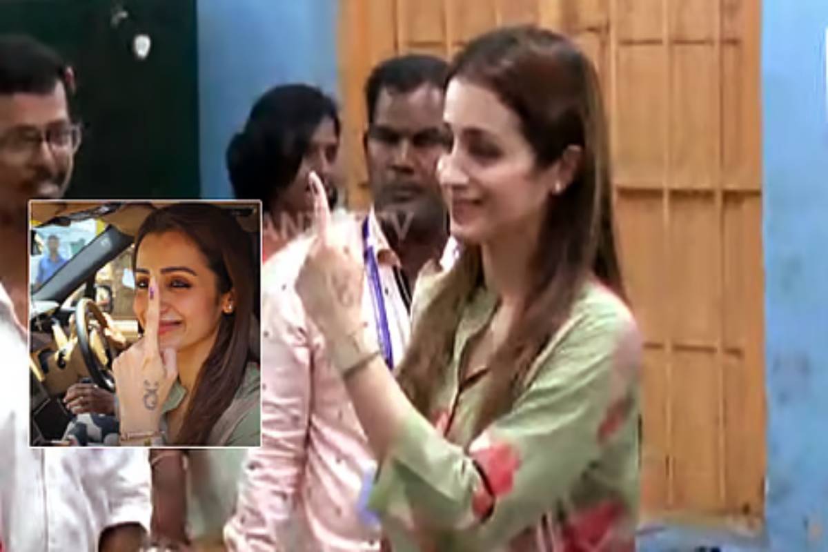 வாக்களித்த பின் மக்கள் கேள்விக்கு த்ரிஷா சொன்ன வார்த்தை - மறைமுகமா சொன்னாரா? | Actress Trisha Instagram Post Viral After Voting