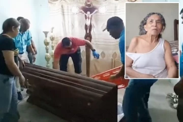 புதைக்கபட இருந்த சவப்பெட்டியை தட்டிய மூதாட்டி: ஒரு வாரத்திற்கு பின் உண்மையில் உயிரிழந்த சம்பவம்