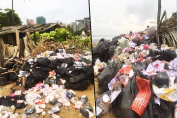 சர்வதேச நிறுவனமொன்றால் வெள்ளவத்தை கடற்கரை பகுதியில் ஏற்பட்ட அசௌகரியம்