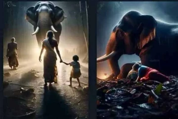 குழந்தையுடன் பாட்டியை காப்பாற்றிய யானை: வயநாட்டில் நெகிழ்ச்சி சம்பவம்