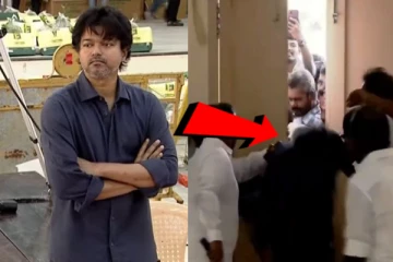 தடுக்கி விழுந்த விஜய்.. ஓங்கி அடித்த புஸ்ஸி ஆனந்த்.. விஜய் கண்முன்னே நடந்த சம்பவம்