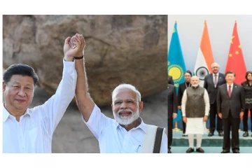 ஷாங்காய் உச்சி மாநாட்டில் சீன அதிபரை பார்த்தும் பார்க்காததுபோல் நின்ற பிரதமர் மோடி...!