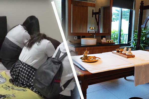 மசாஜ் நிலையத்தில் நால்வர் கைது | Four People Arrested At A Massage Parlor