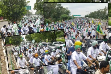 இந்திய - அமெரிக்க வர்த்தக ஒப்பந்தம்: டெல்லி நோக்கி வந்த விவசாயிகள் தடுத்து நிறுத்தம்! சூடுபிடித்துள்ள போராட்டக்களம்
