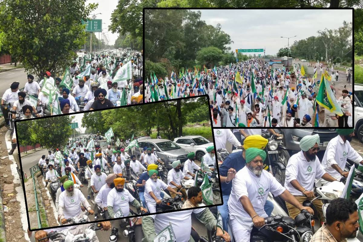 இந்திய - அமெரிக்க வர்த்தக ஒப்பந்தம்: டெல்லி நோக்கி வந்த விவசாயிகள் தடுத்து நிறுத்தம்! சூடுபிடித்துள்ள போராட்டக்களம்