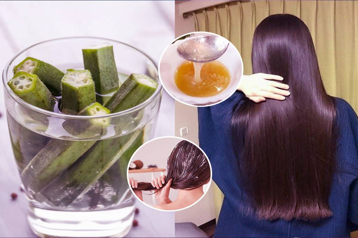 வீட்டிலேயே கெரட்டின் செய்ய இந்த ஒரு காய் போதும் - வாரம் 3 முறை போடுங்க | Frizzy Hair Give Straight Shiny Locks Okra Water
