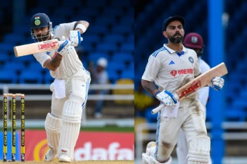 அணியை சரிவில் இருந்து மீட்ட கோலி! 30வது அரைசதம் விளாசல்