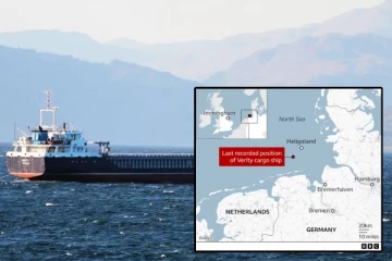 ஜேர்மன் கடற்பகுதியில் இரண்டு சரக்கு கப்பல்கள் மோதி விபத்து: பலர் மாயம்