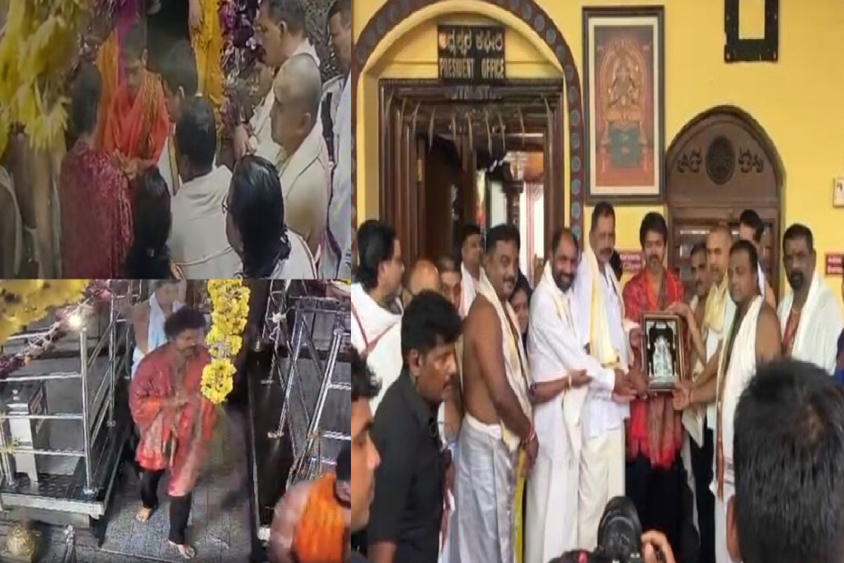 மூகாம்பிகைக்கு CM விஜய் கொடுத்த காணிக்கை - என்ன கொடுத்தார் தெரியுமா? | Chief Minister Vijay S Darshan At The Temple