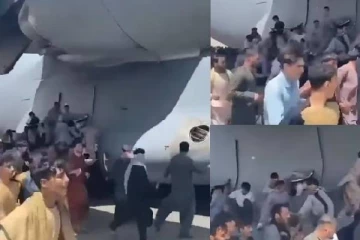 காபூலில் இருந்து கிளம்பிய விமான டயரில் சிக்கியிருந்த மனித உடல் பாகங்கள்: அதிர்ச்சியில் உலகம்