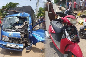 மட்டக்களப்பு கல்முனை பிரதான வீதியில் இரு விபத்துக்கள்(Photos)