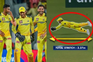 தோனி பிடித்த ஒற்றை கேட்ச்! மிரண்டு போன CSK ரசிகர்கள்: வைரல் வீடியோ