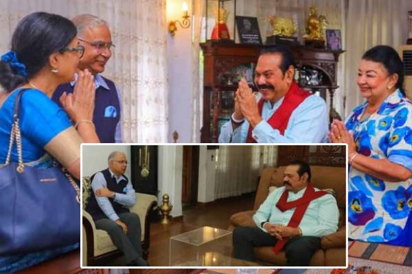 மகிந்தவை வீடு தேடிச் சென்று சந்தித்த இந்திய உயர்ஸ்தானிகர் | Indian High Commissioner Meets Mahinda