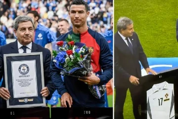 சர்வதேச கால்பந்தில் வரலாற்று சாதனை: கின்னஸ் பட்டியலில் கிறிஸ்டியானோ ரொனால்டோ