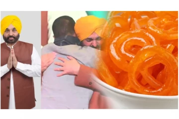 பக்வந்த் மன் வீட்டில் தயாராகும் பெரிய பெரிய ஜிலேபிகள் - ஆட்டம், பாட்டம் கொண்டாட்டம்