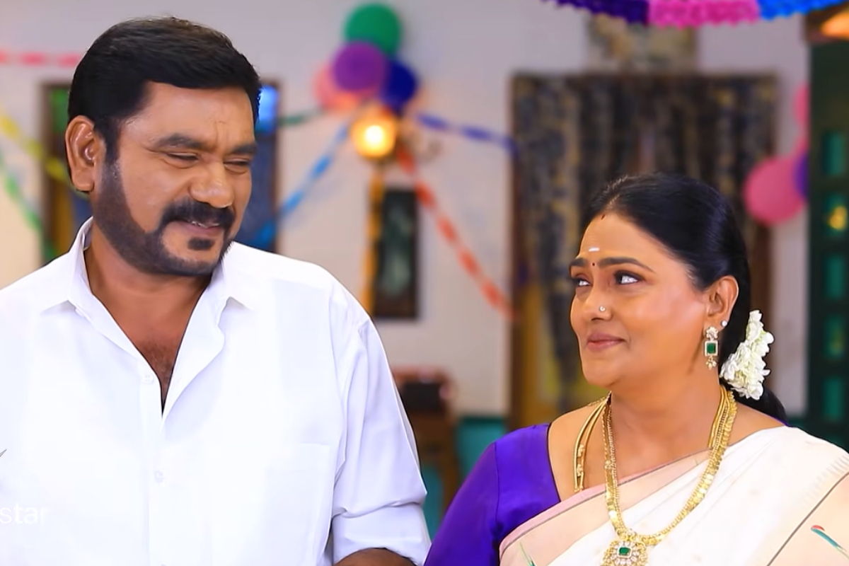 சரவணன் - தங்கமயில் குழந்தைக்கு பெயர் வெச்சாச்சு.. மகிழ்ச்சியில் பாண்டியன் ஸ்டோர்ஸ் குடும்பம்! ப்ரோமோ வீடியோ | Pandian Stores Serial Baby Naming Ceremony