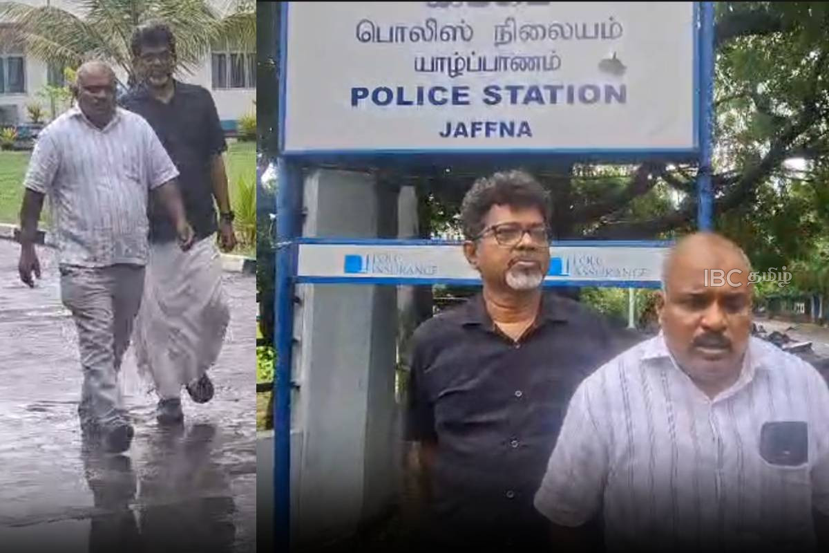 திலீபன் சிலை விவகாரம் : கஜேந்திரனிடம் யாழ் மாவட்ட குற்றத் தடுப்பு பிரிவு 3 மணி நேர விசாரணை | Selvarajah Gajendran Summoned By Jaffna Police திலீபன் சிலை விவகாரம் : கஜேந்திரனிடம் யாழ் மாவட்ட குற்றத் தடுப்பு பிரிவு 3 மணி நேர விசாரணை | Selvarajah Gajendran Summoned By Jaffna Police