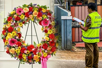 கொழும்பில் கோடீஸ்வர வர்த்தகர் ஒருவரின் இல்லத்திற்கு முன்னால் குழப்ப நிலை