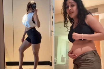 அச்சச்சோ தொப்பை வந்திடுச்சு.. ஹெவி ஒர்க்அவுட் பின் நடிகை ரித்திகா சிங் நிலை.. வீடியோ இதோ