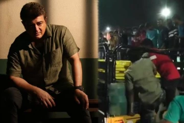 வலிமை கொண்டாட்டத்திற்காக பால் பாக்கெட்டுக்களை திருடிய அஜித் ரசிகர்கள்- பரபரப்பு வீடியோ